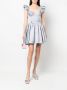 Philipp Plein Mini-jurk met ruches Paars - Thumbnail 2