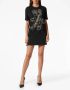 Philipp Plein Mini-jurk met teddybeerprint Zwart - Thumbnail 1