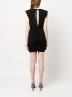 Philipp Plein Mini-jurk met V-hals Zwart - Thumbnail 4