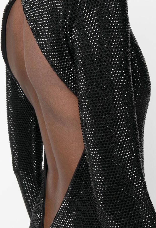 Philipp Plein Mini-jurk verfraaid met kristallen Zwart