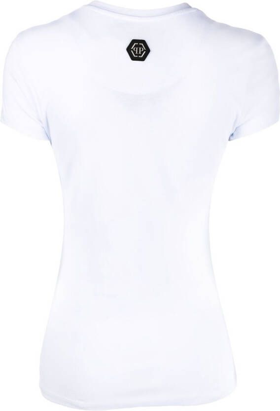 Philipp Plein T-shirt met monogram Wit