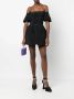 Philipp Plein Off-shoulder mini-jurk Zwart - Thumbnail 2