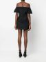 Philipp Plein Off-shoulder mini-jurk Zwart - Thumbnail 4