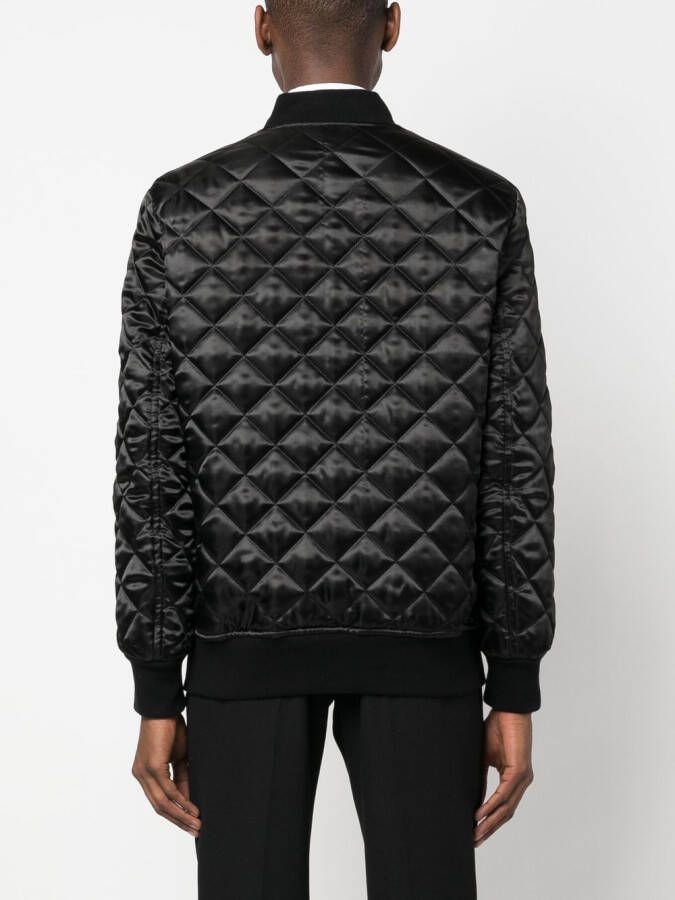 Philipp Plein Omkeerbaar bomberjack Wit