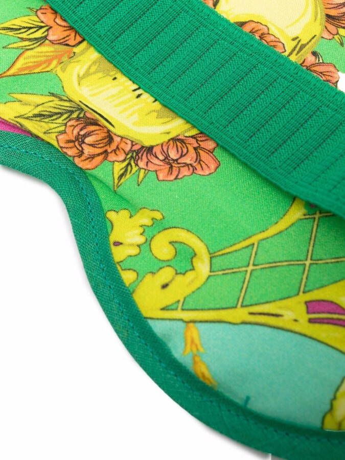 Philipp Plein Oogmasker met doodskopprint Groen