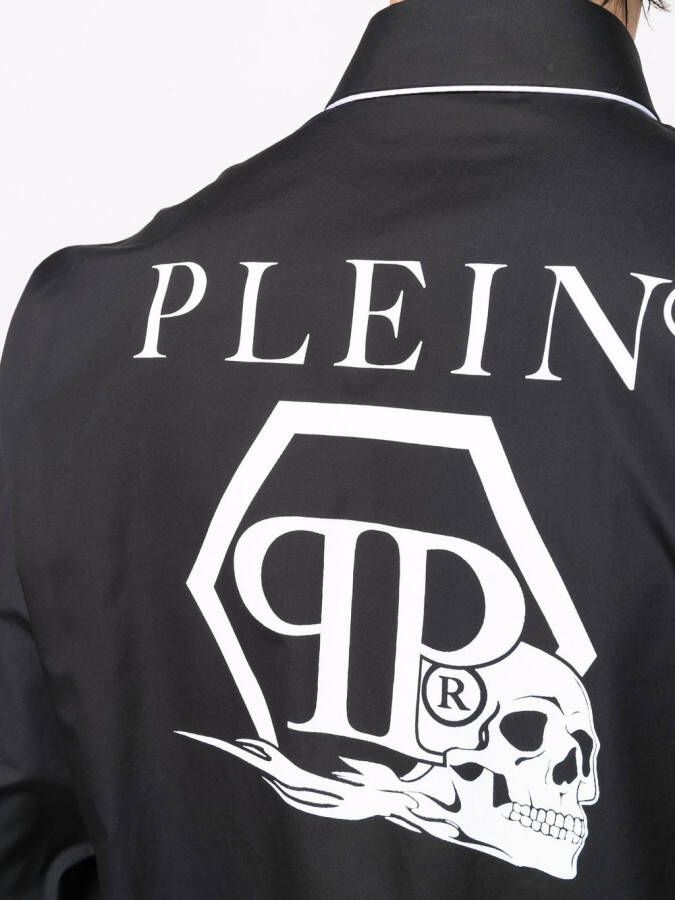Philipp Plein Overhemd met logo Zwart