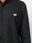 Philipp Plein Overhemd met logoplakkaat Zwart - Thumbnail 5