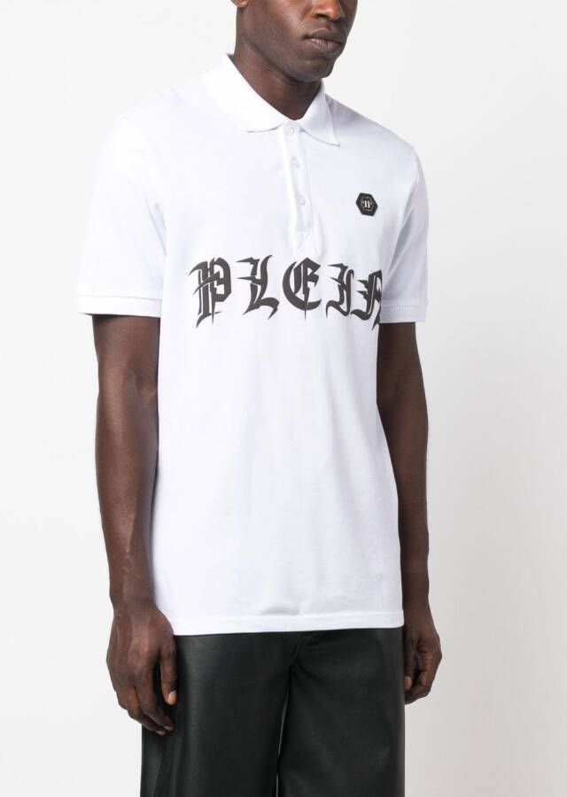 Philipp Plein Overhemd met logoprint Wit