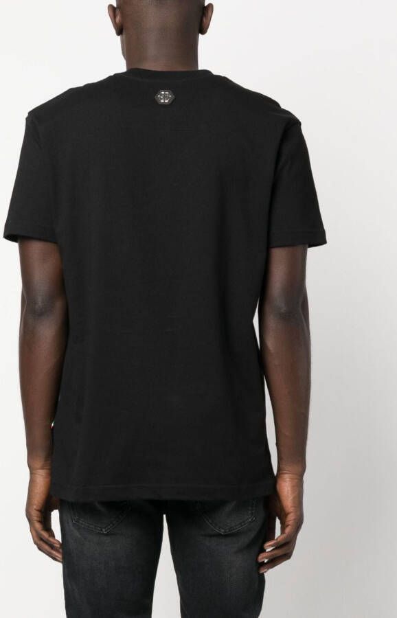 Philipp Plein T-shirt met teddybeerprint Zwart