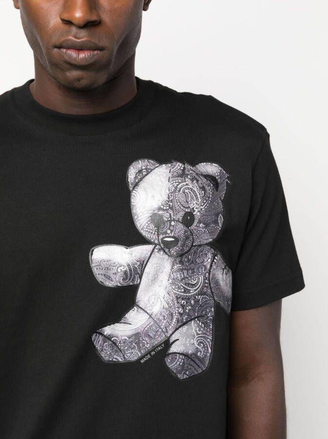 Philipp Plein T-shirt met teddybeerprint Zwart