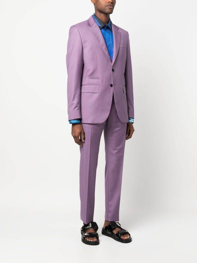 Philipp Plein Pak met enkele rij knopen Paars