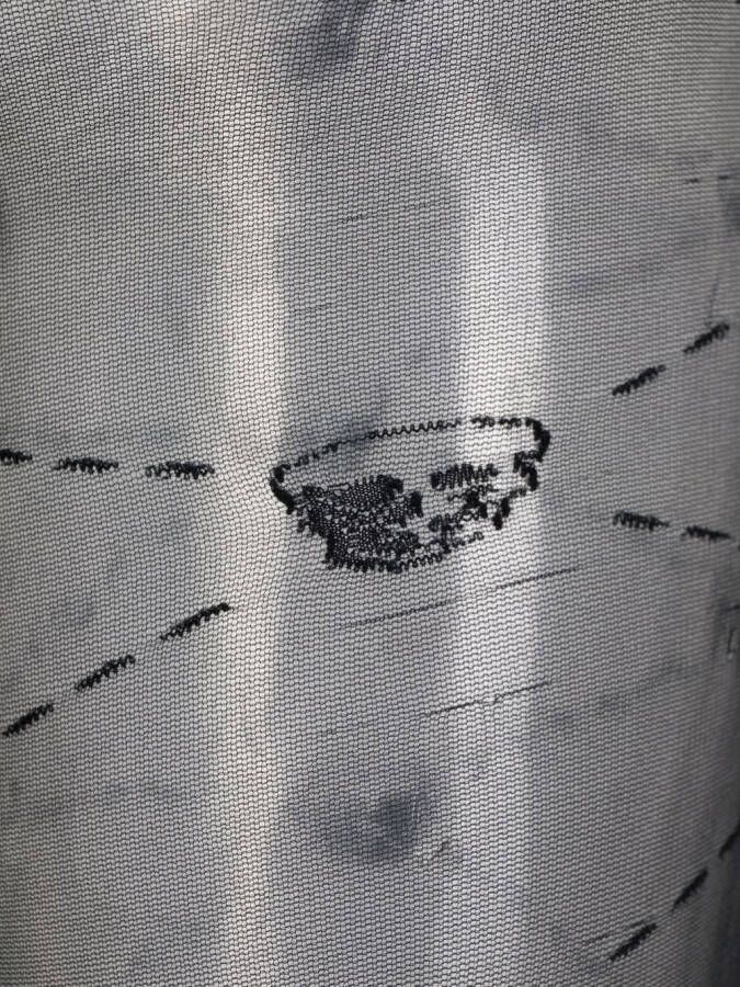 Philipp Plein Panty met doodskop patroon Zwart