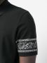 Philipp Plein Poloshirt met bandanaprint Zwart - Thumbnail 5