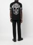 Philipp Plein Poloshirt met bandanaprint Zwart - Thumbnail 2