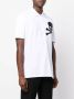Philipp Plein Poloshirt met doodskoppatch Wit - Thumbnail 3