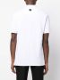 Philipp Plein Poloshirt met doodskoppatch Wit - Thumbnail 4