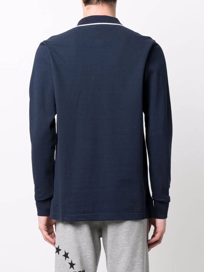 Philipp Plein Poloshirt met geborduurd logo Blauw