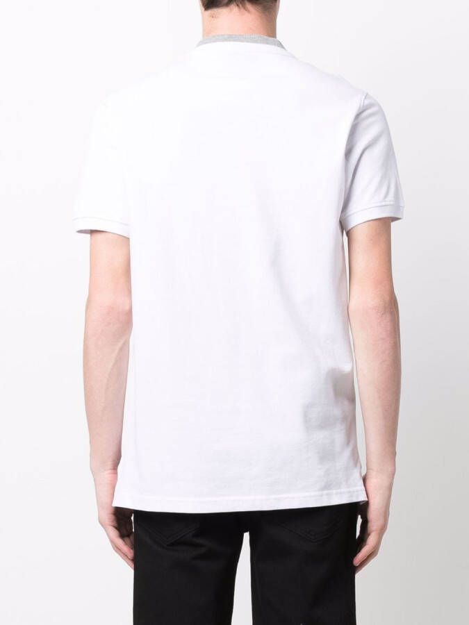Philipp Plein Poloshirt met geborduurd logo Wit