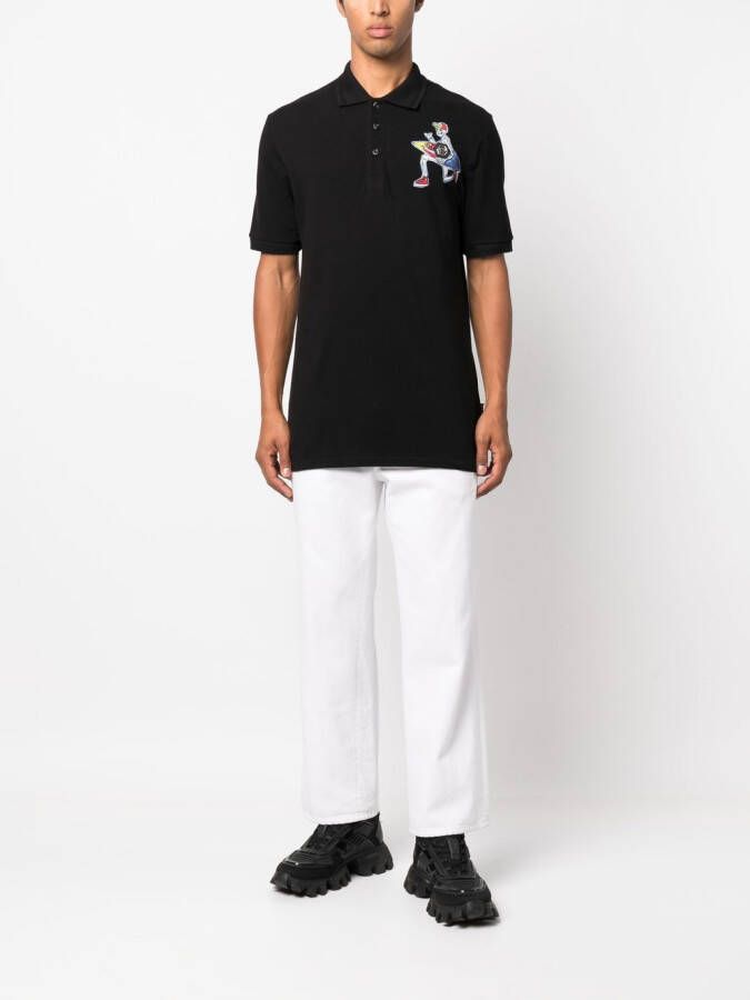 Philipp Plein Poloshirt met grafische print Zwart