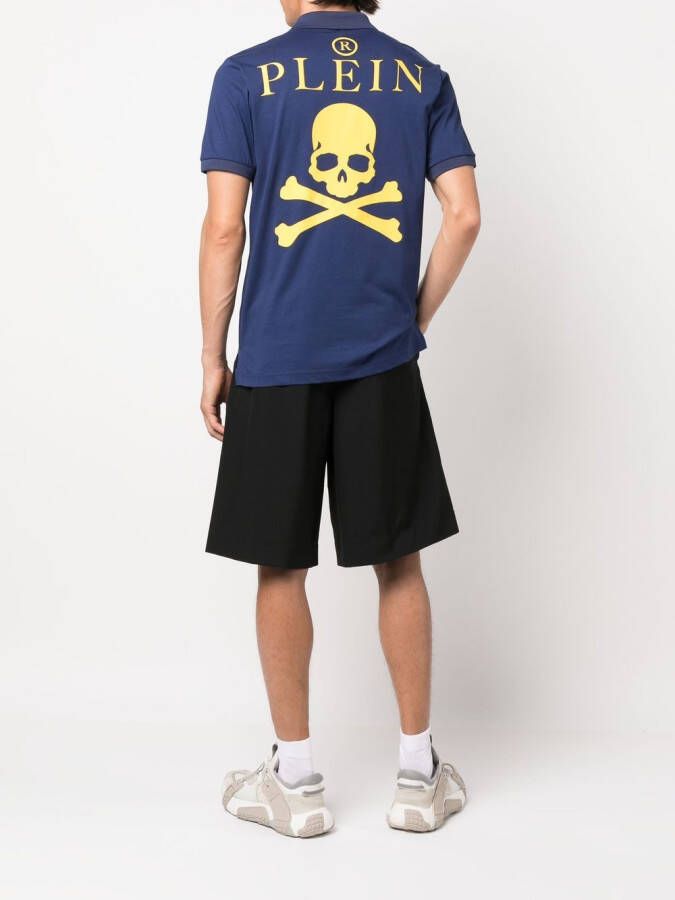 Philipp Plein Poloshirt met korte mouwen Blauw