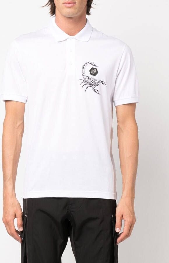 Philipp Plein Poloshirt met korte mouwen Wit