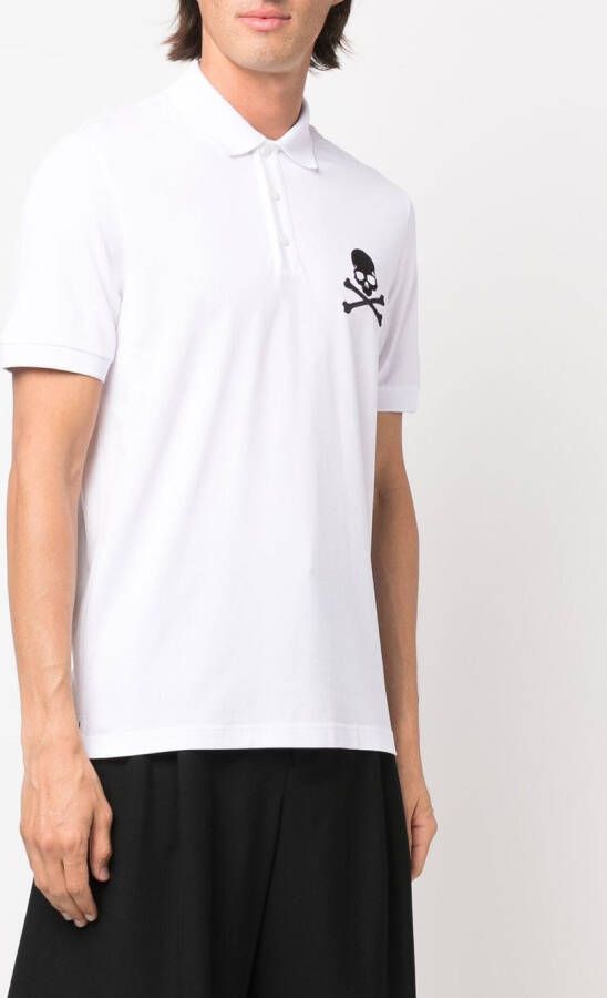 Philipp Plein Poloshirt met korte mouwen Wit