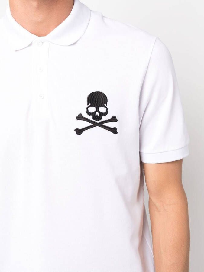 Philipp Plein Poloshirt met korte mouwen Wit