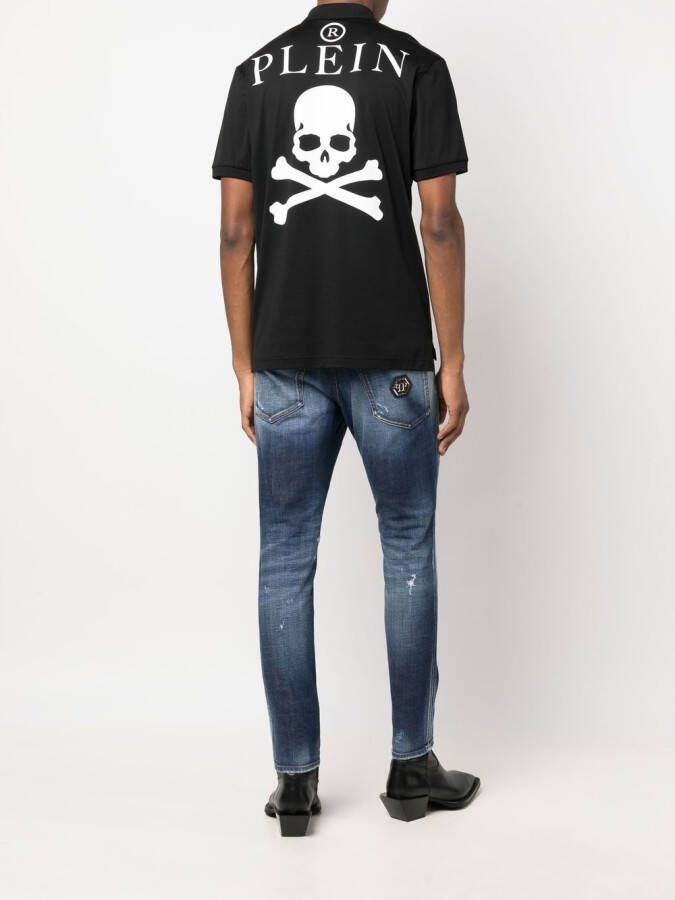 Philipp Plein Poloshirt met korte mouwen Zwart