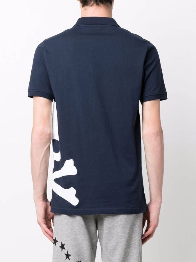 Philipp Plein Poloshirt met logo Blauw