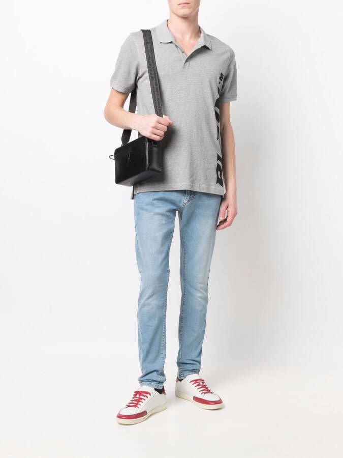 Philipp Plein Poloshirt met logo Grijs