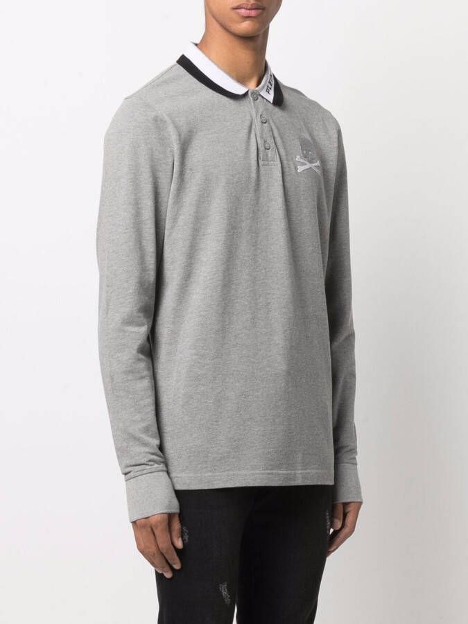 Philipp Plein Poloshirt met logo Grijs