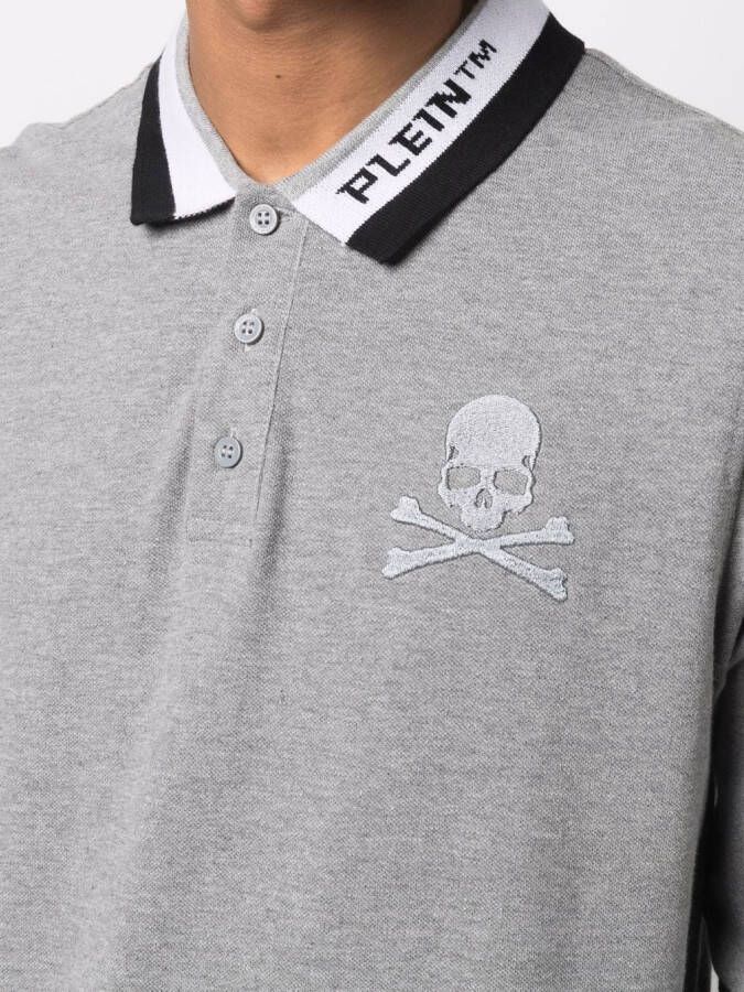 Philipp Plein Poloshirt met logo Grijs