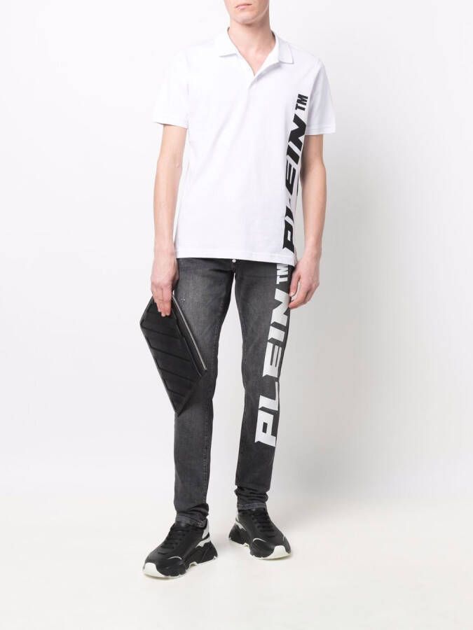 Philipp Plein Poloshirt met logo Wit
