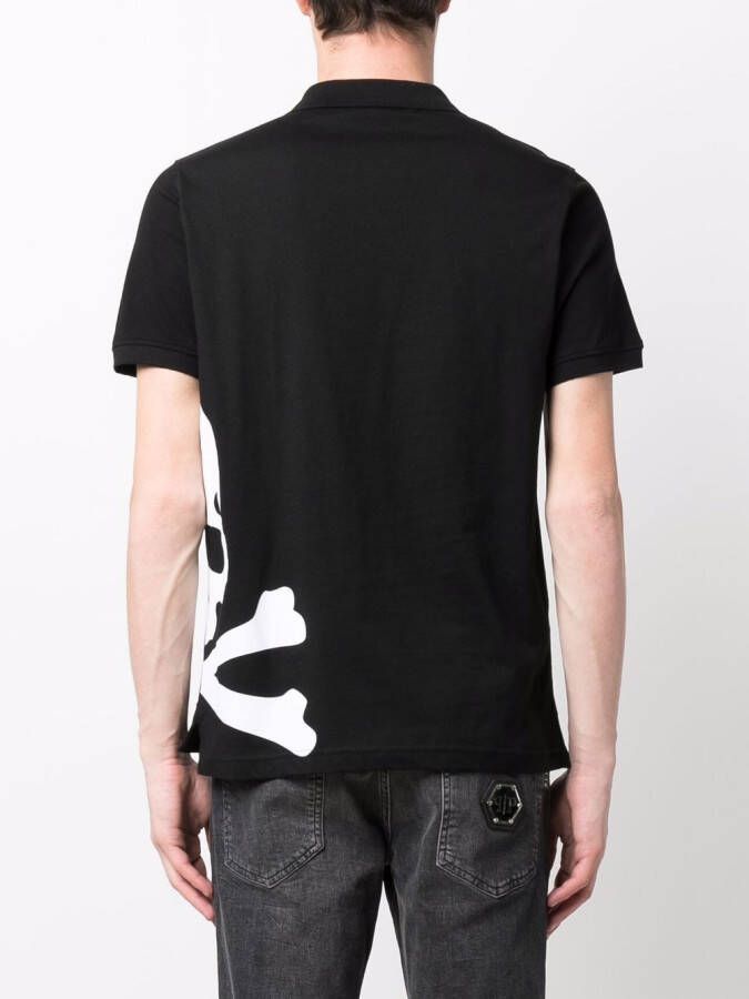 Philipp Plein Poloshirt met logo Zwart
