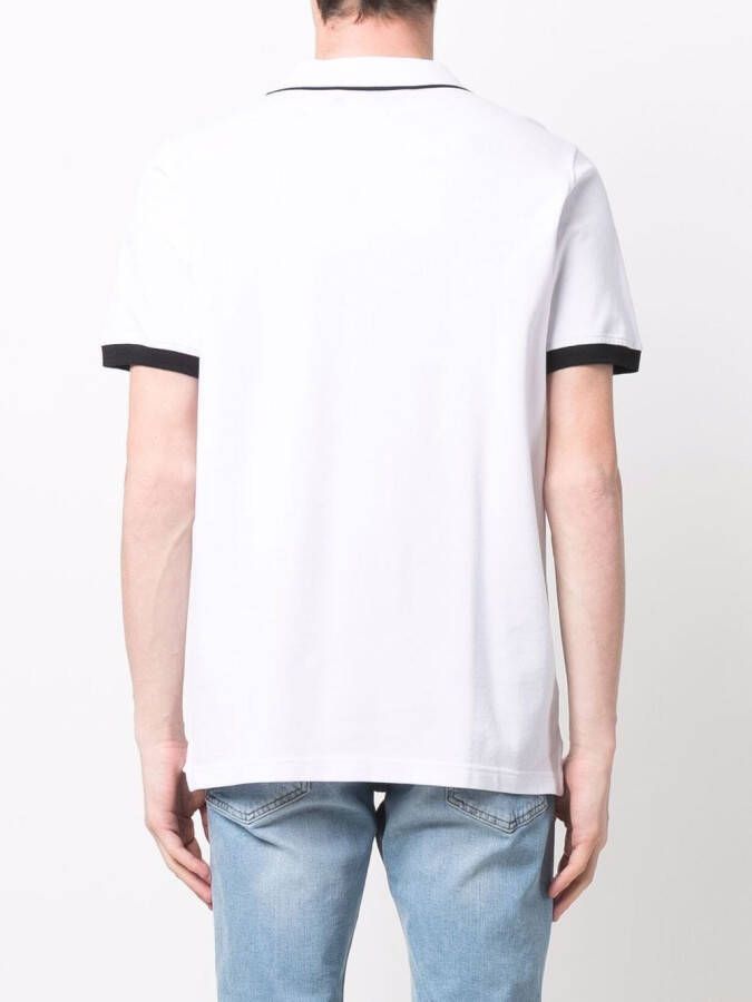 Philipp Plein Poloshirt met logoband Wit