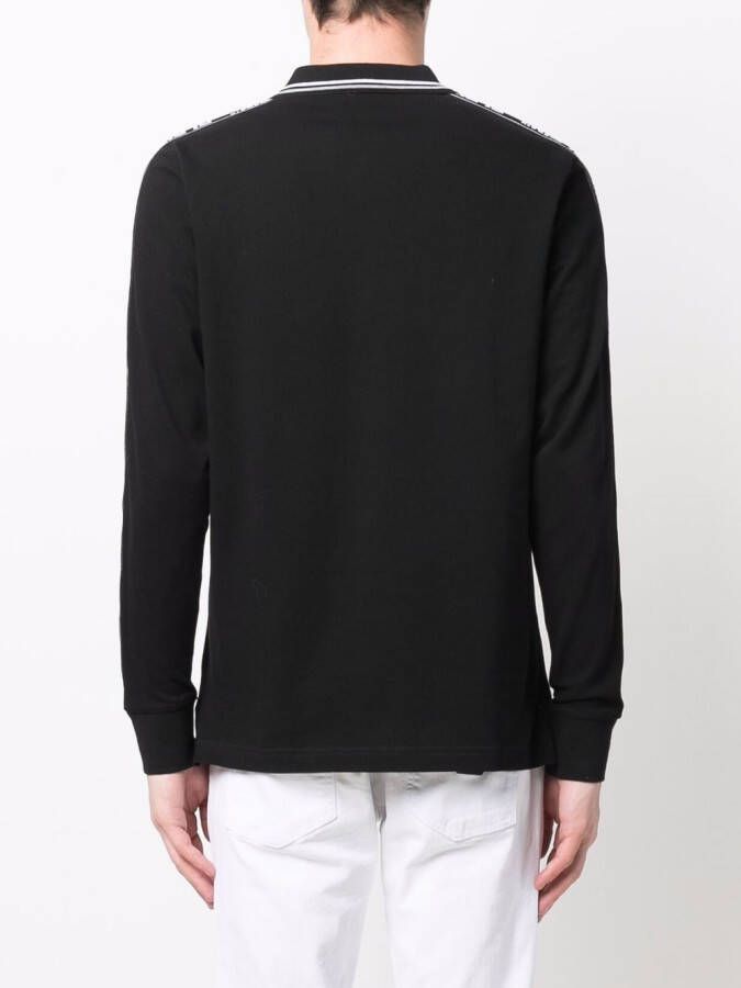 Philipp Plein Poloshirt met logoband Zwart