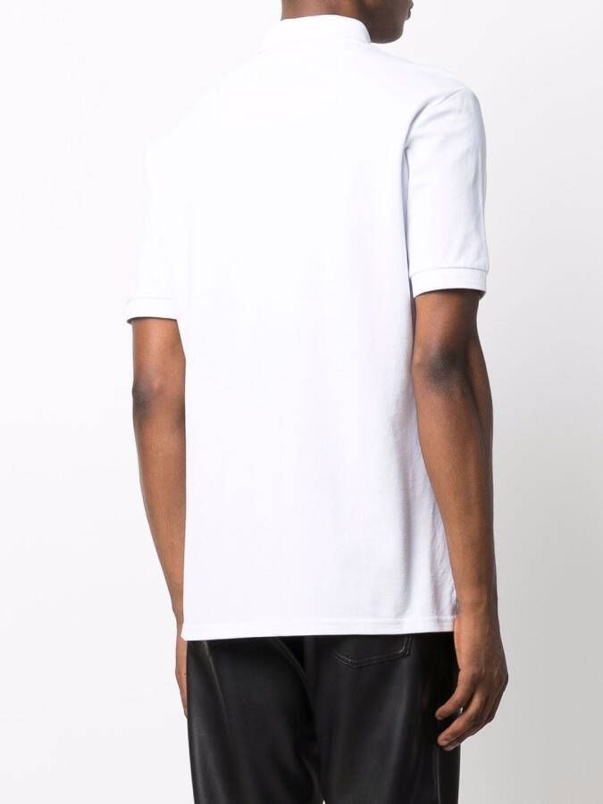 Philipp Plein Poloshirt met logopatch Wit