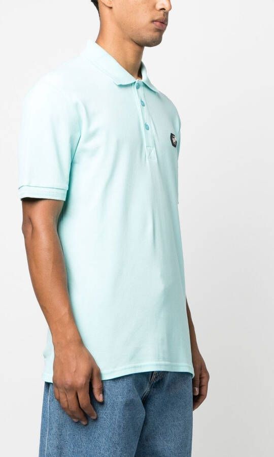 Philipp Plein Poloshirt met logoprint Blauw