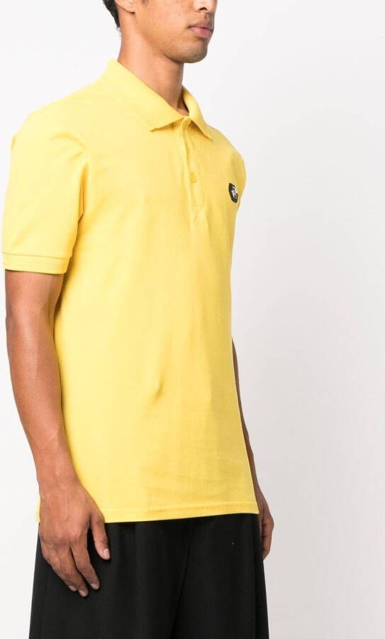 Philipp Plein Poloshirt met logoprint Geel