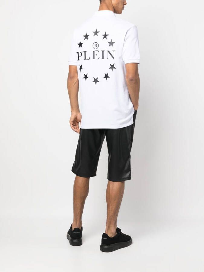 Philipp Plein Poloshirt met logoprint Wit