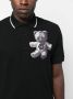 Philipp Plein Poloshirt met teddybeer Zwart - Thumbnail 5