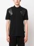 Philipp Plein Poloshirt verfraaid met stras Zwart - Thumbnail 3