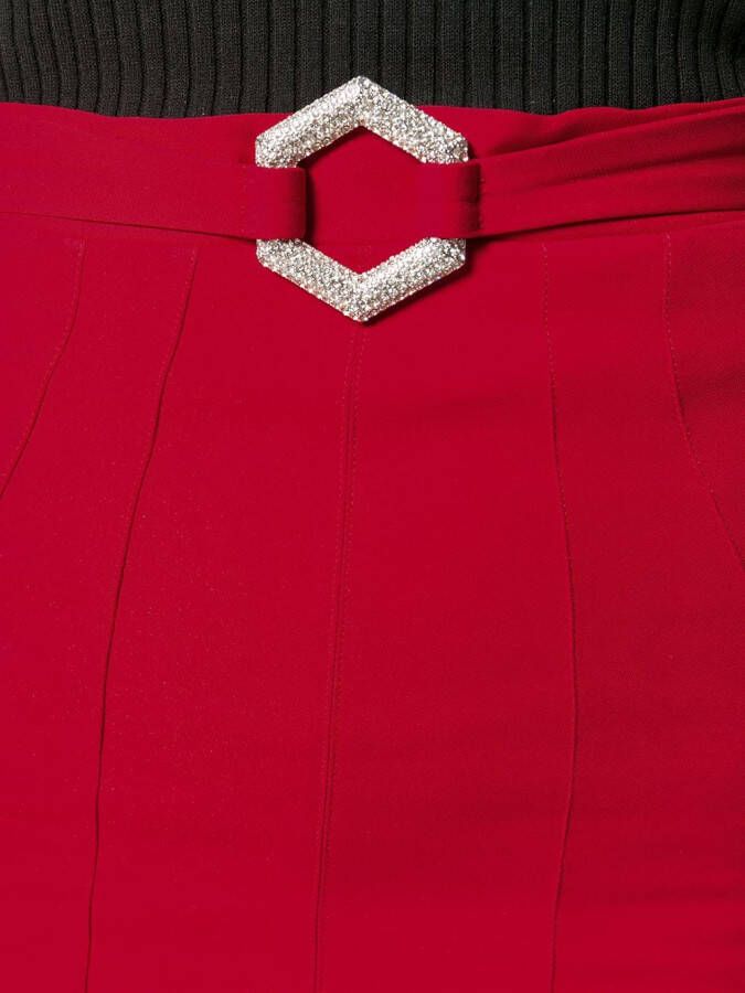 Philipp Plein Rok met stretch Rood