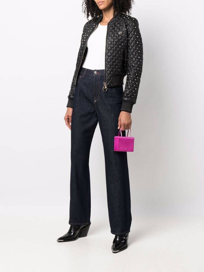 Philipp Plein Ruimvallende jeans Blauw
