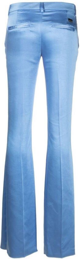 Philipp Plein Satijnen pantalon Blauw