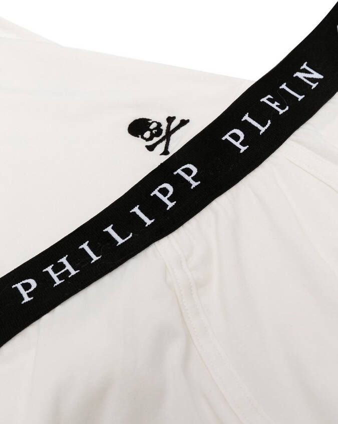 Philipp Plein Set van twee boxershorts Wit