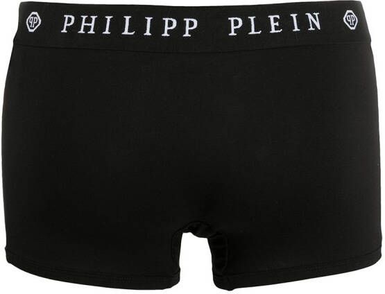 Philipp Plein Set van twee boxershorts Zwart