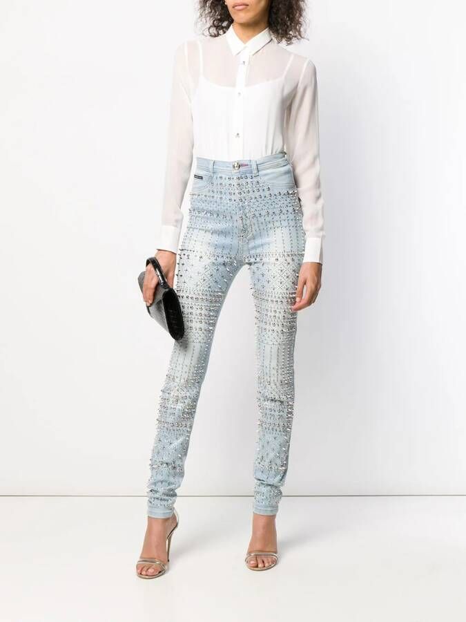 Philipp Plein Shirt met print Wit