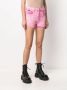 Philipp Plein Shorts met acid wassing Roze - Thumbnail 3