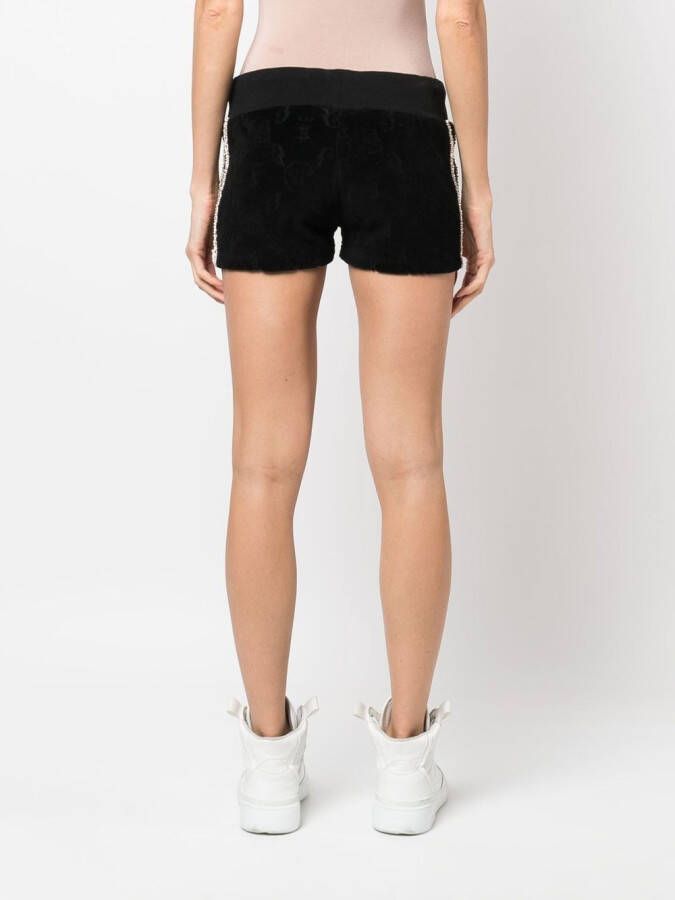Philipp Plein Shorts met trekkoord Zwart